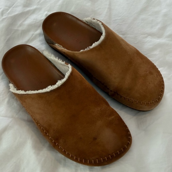 Jenni Kayne Suede Clogs, Fair, 0195 - Picture 1 of 16